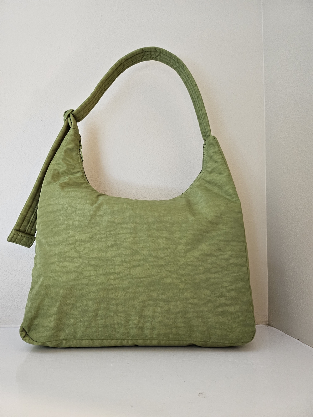 BAGGU Green Juice Nylon Shoulder Bag